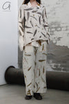Archivio J.M.Ribot Natural dyed trousers PA30/W/EP